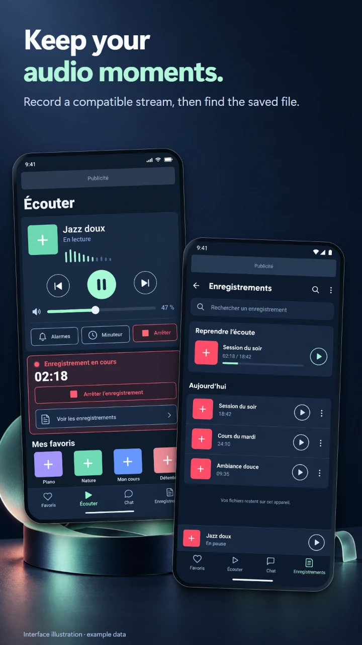 Keep your audio moments.