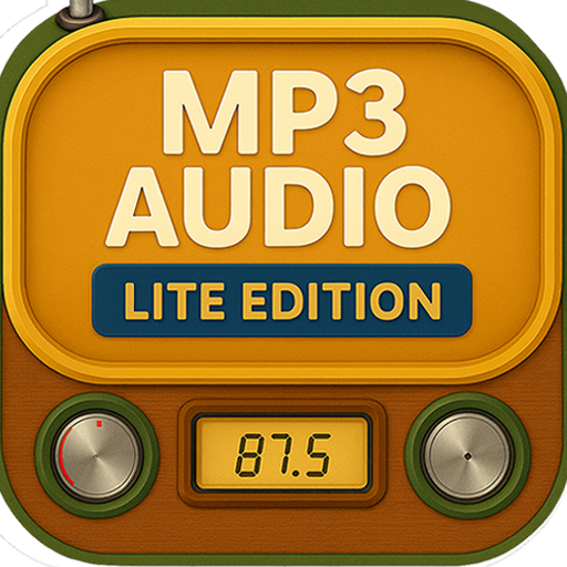Icône MP3 Audio Stream Player – Lite
